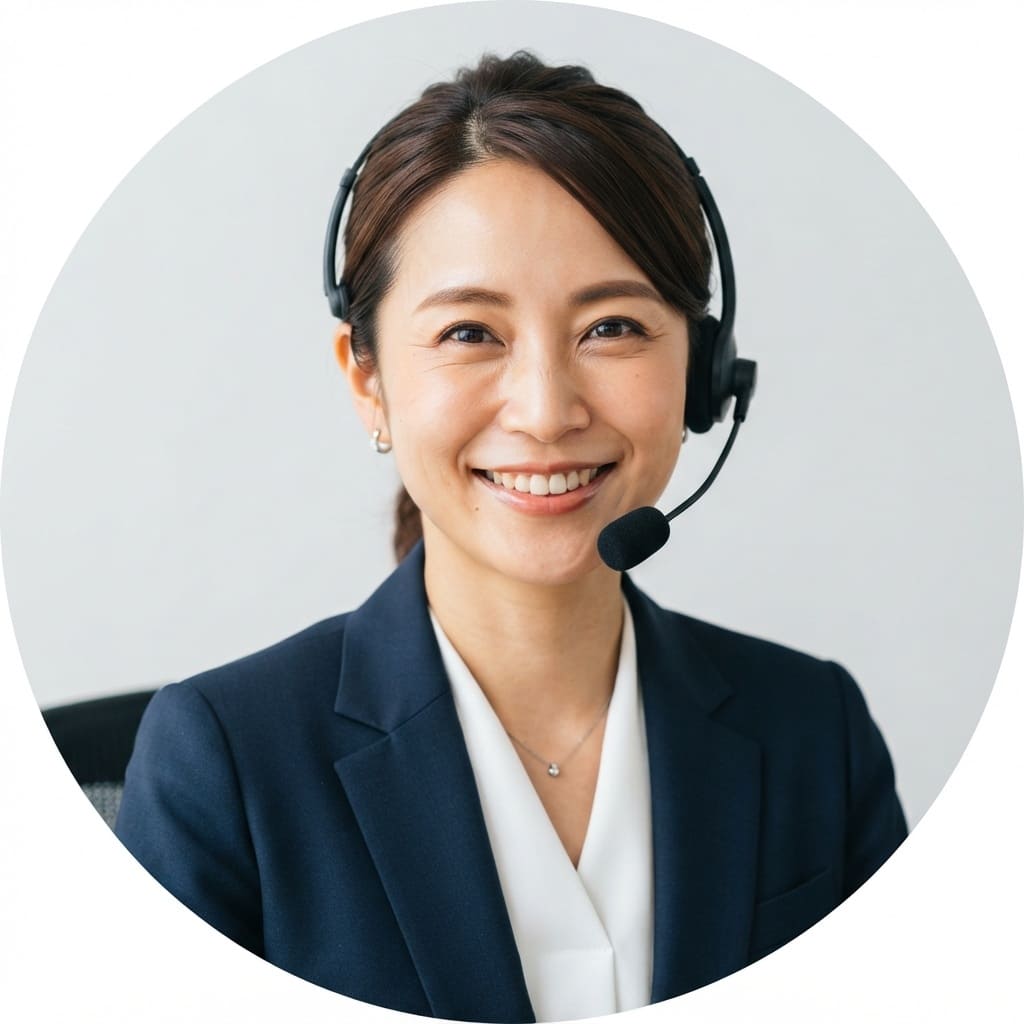 女性受付スタッフ